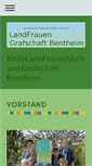 Mobile Screenshot of landfrauen-grafschaft-bentheim.de